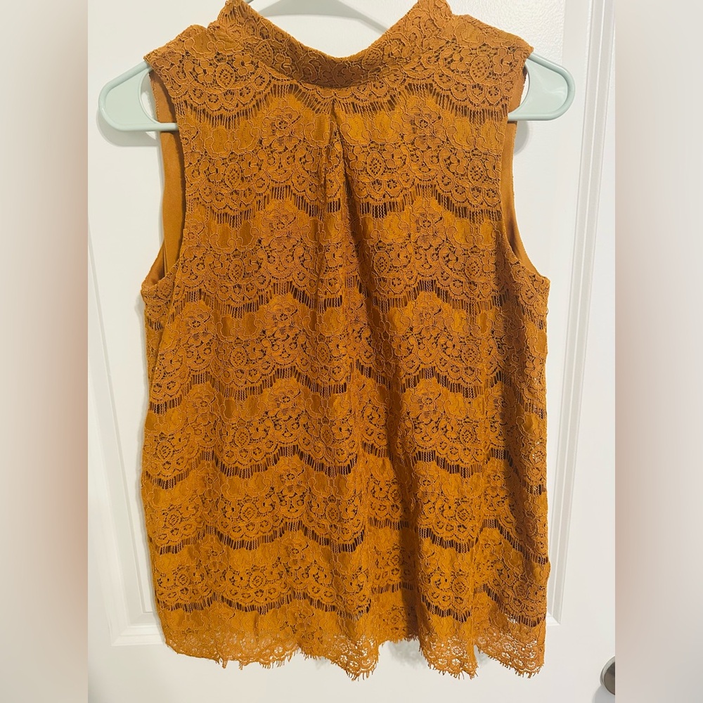 Worthington Sleeveless Top - Tan